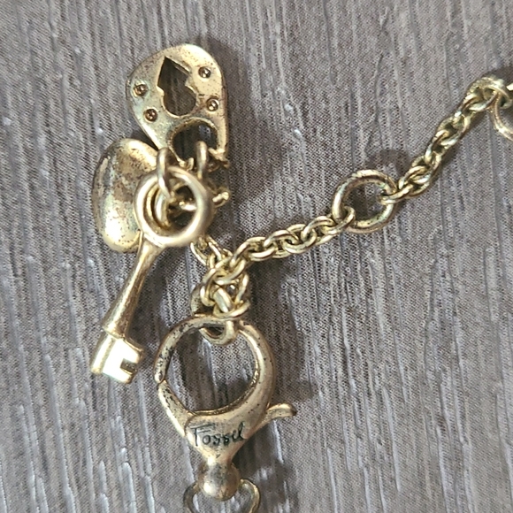 Gold Fossil Necklace - Picture 2 of 2